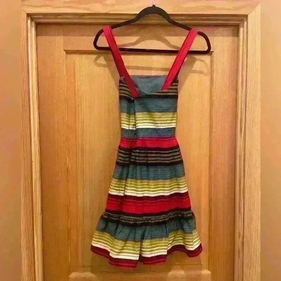 French Connection Women’s Striped Mini Dress. Size 4. - Picture 2 of 6